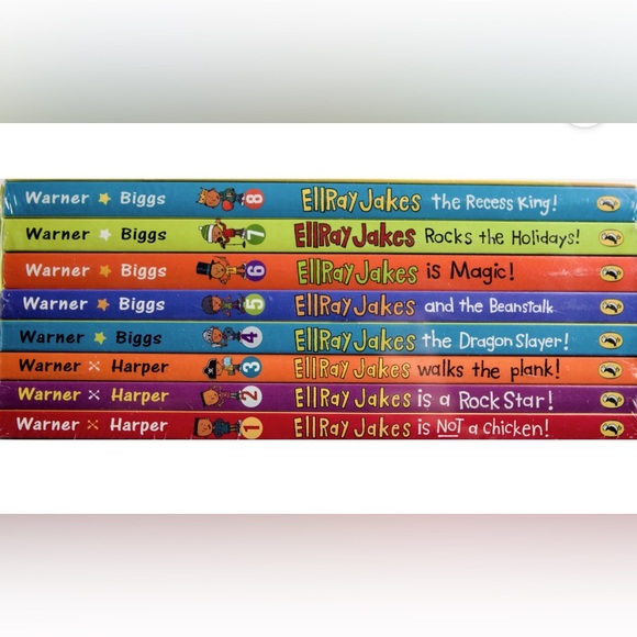 The Ellray Jakes Collection by Sally Warner, 8 Books and Bookmark - Picture 1 of 9